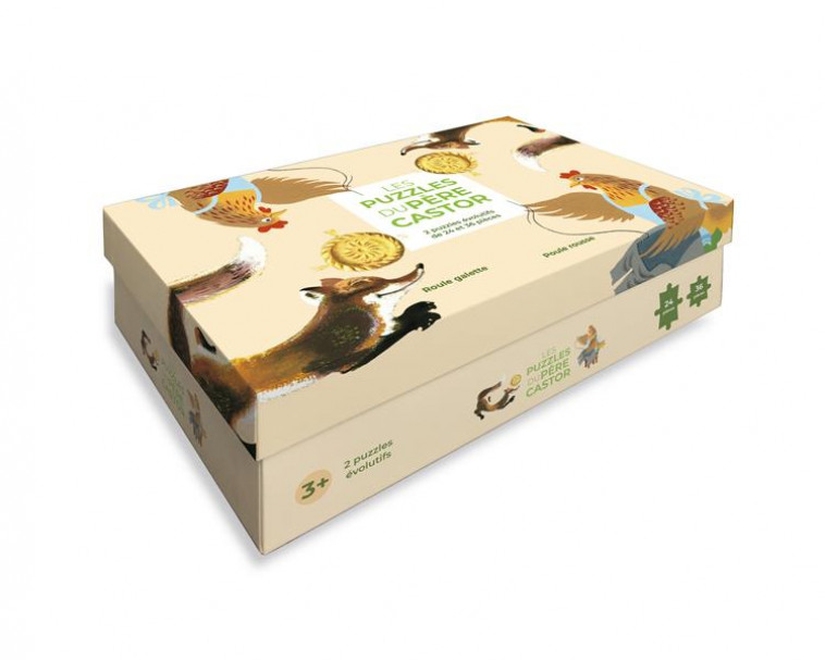 LES PUZZLES DU PERE CASTOR - ROULE GALETTE & POULEROUSSE - COLLECTIF - NC