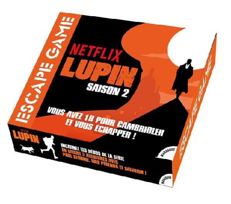 BOITE ESCAPE GAME LUPIN SAISON 2 - COLLECTIF - MARABOUT