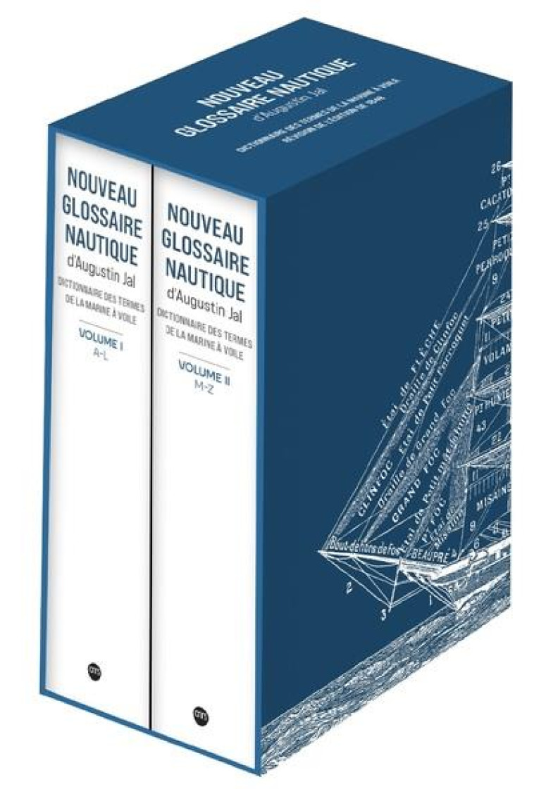 NOUVEAU GLOSSAIRE NAUTIQUE D'AUGUSTIN JAL - DICTIONNAIRE DES TERMES DE LA MARINE A VOILE - ZYSBERG/RIDEL - CNRS