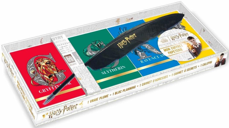 HARRY POTTER - COFFRET PAPETERIE AVEC PLUME ET CARNETS - XXX - NC