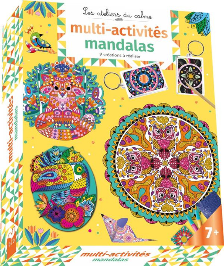 CREATIONS MANDALAS - COFFRET AVEC ACCESSOIRES - SILEO/LA BALEINE - NC