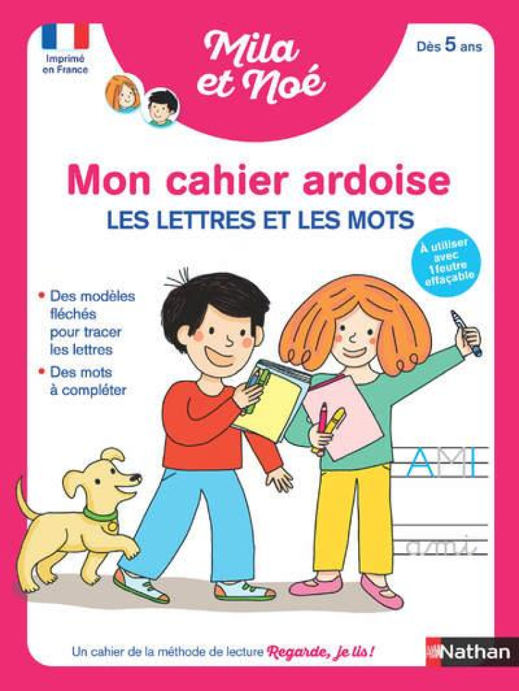 MON CAHIER ARDOISE - LES LETTRES ET LES MOTS DES 5 ANS - BATTUT/DESFORGES - CLE INTERNAT