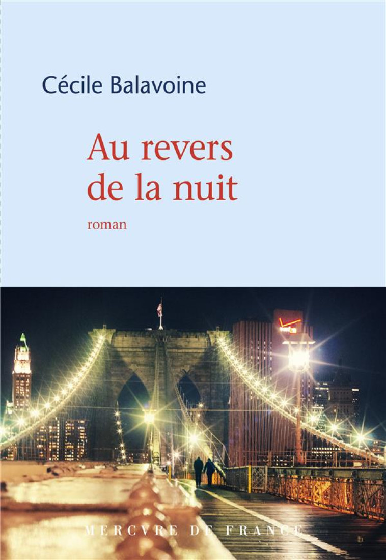 AU REVERS DE LA NUIT - BALAVOINE CECILE - MERCURE DE FRAN