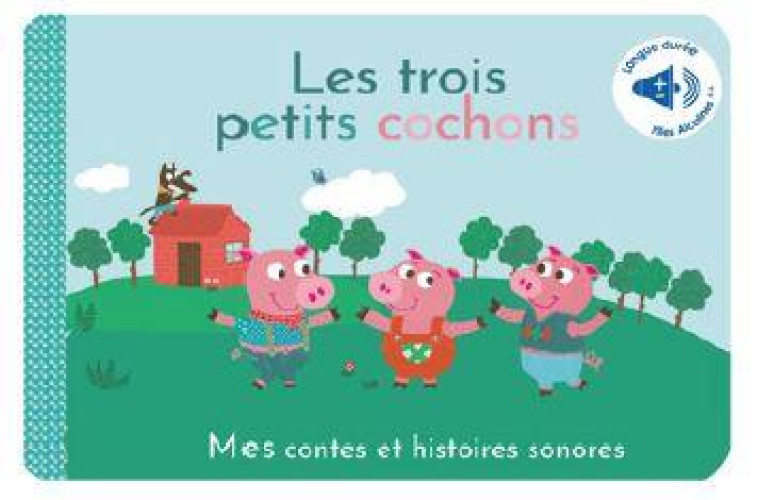 LES TROIS PETITS COCHONS, HISTOIRE SONORE ET A TOUCHER - DELOSTE MARIE - THOMAS JEUNESSE