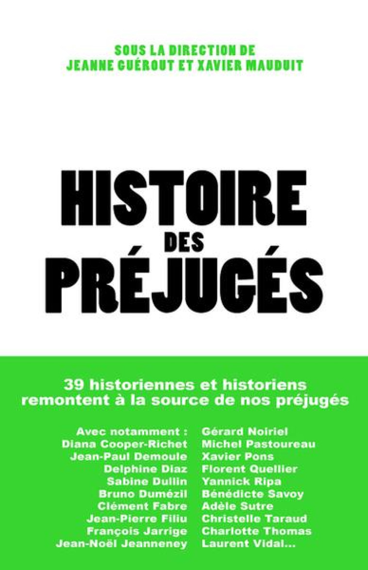 HISTOIRE MONDIALE DES PREJUGES - ASSAYAS/BAECQUE/DIAZ - ARENES