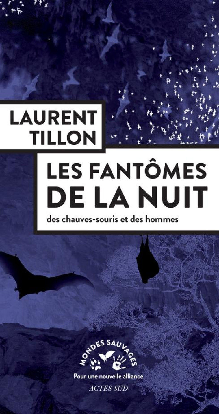 LES FANTOMES DE LA NUIT - DES CHAUVES-SOURIS ET DES HOMMES - TILLON LAURENT - ACTES SUD