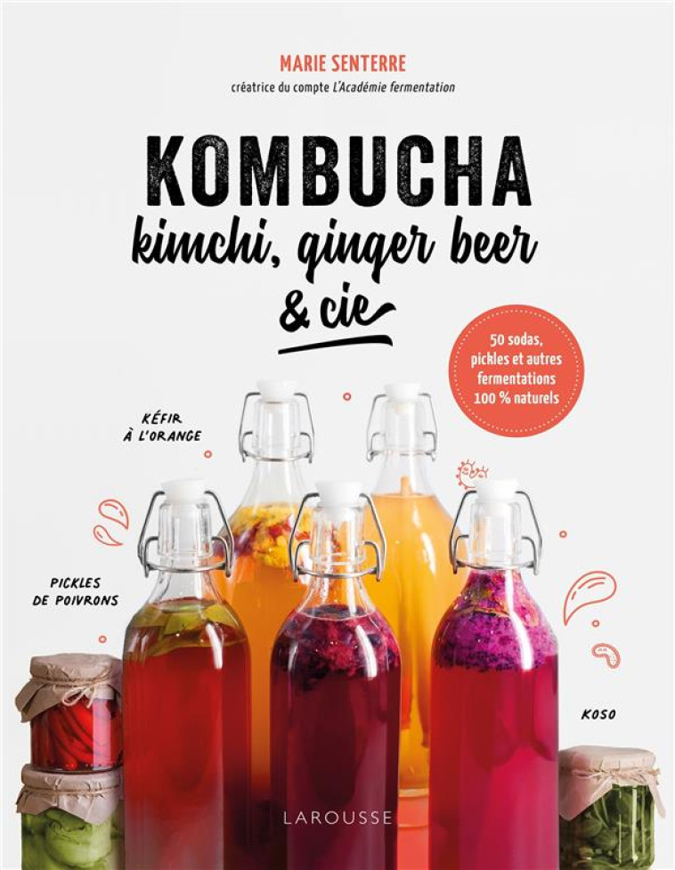 KOMBUCHA, KEFIR, GINGER BEER & CIE - SENTERRE MARIE - LAROUSSE