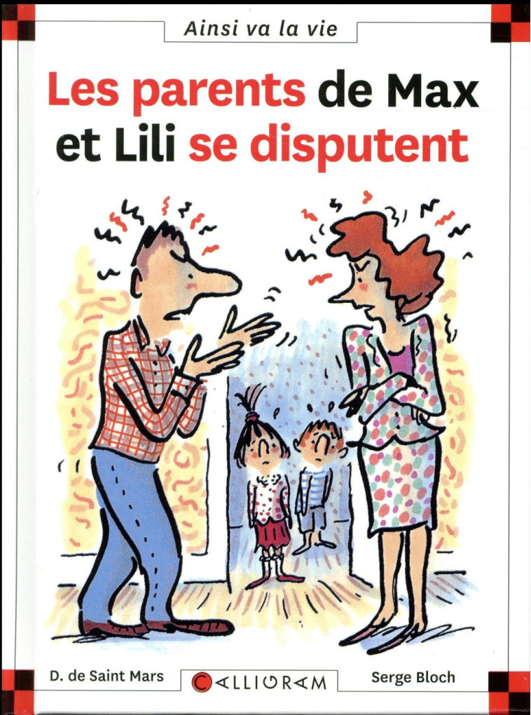 PARENTS  MAX ET LILI SE DISPUTENT - SAINT MARS (DE) D. - CALLIGRAM