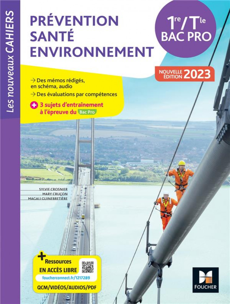 LES NOUVEAUX CAHIERS - PREVENTION SANTE ENVIRONNEMENT (PSE) - 1RE-TLE BAC PRO - 2023 - LIVRE ELEVE - CROSNIER/CRUCON - FOUCHER