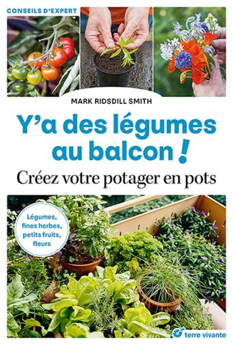 Y-A DES LEGUMES AU BALCON ! - LEGUMES, FINES HERBES, PETITS FRUITS, FLEURS - RIDSDILL SMITH MARC - TERRE VIVANTE