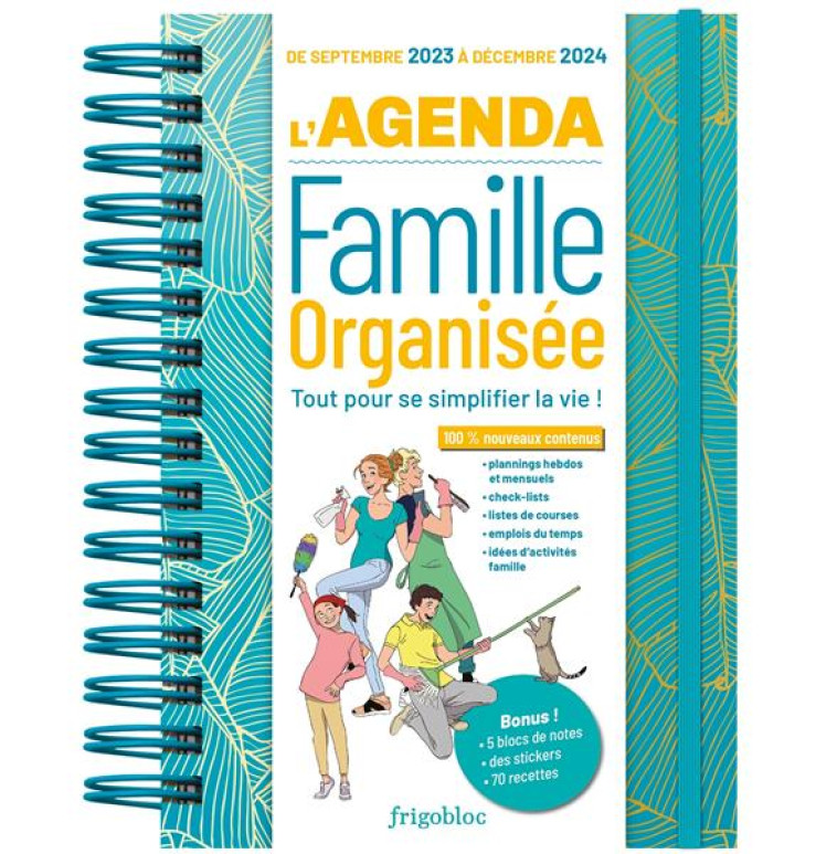 AGENDA 2024 DE LA FAMILLE ORGANISEE ! (DE SEPT. 2023 A DEC. 2024) - COLLECTIF - NC