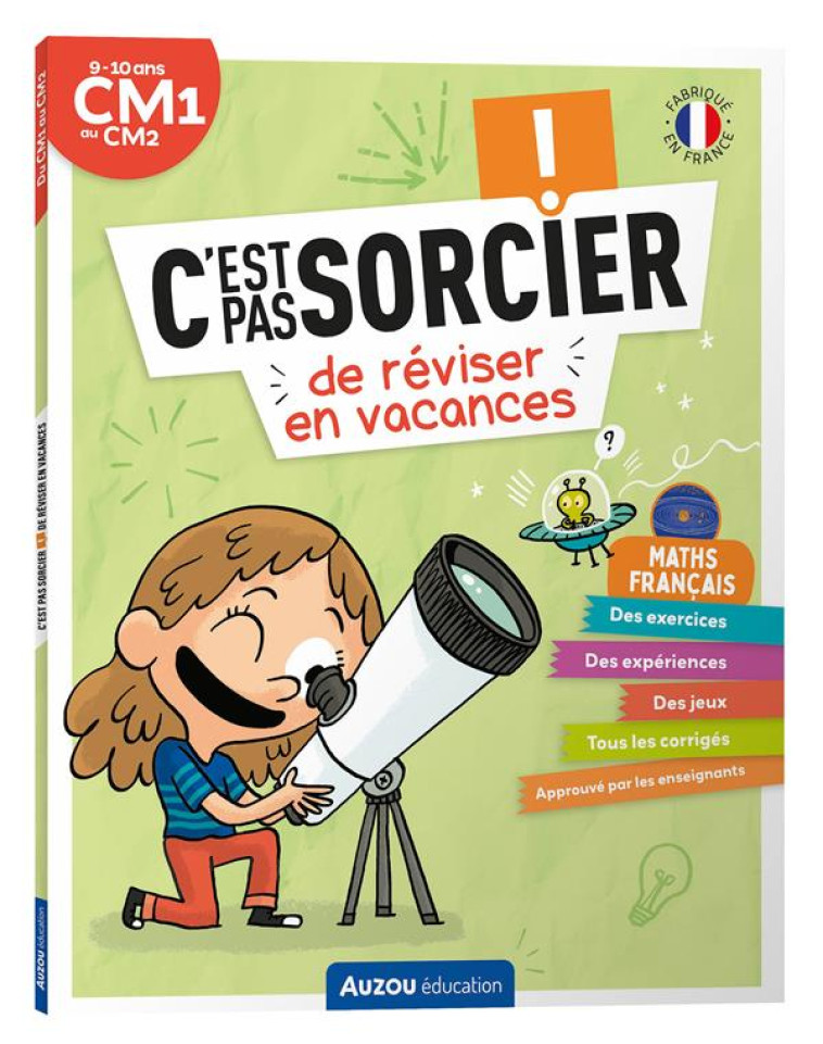 C-EST PAS SORCIER DE REVISER EN VACANCES  - DU CM1 AU CM2 - AVICE/BARTHERE - PHILIPPE AUZOU