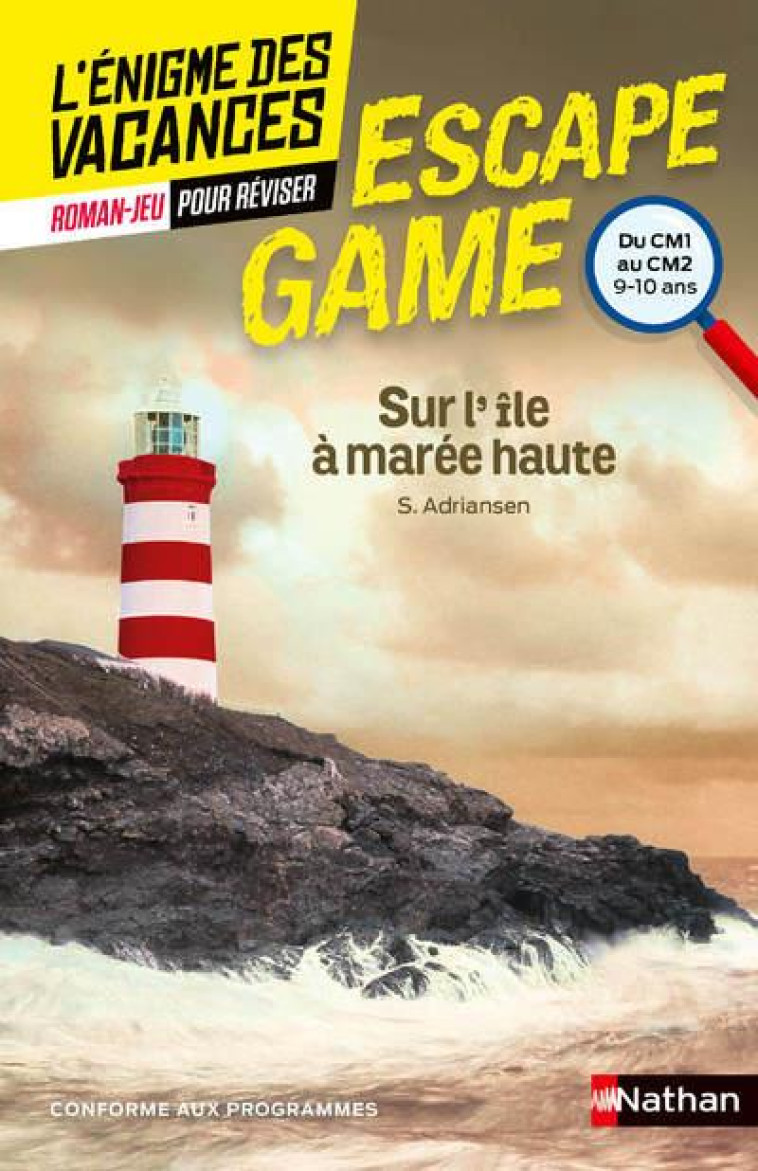 ESCAPE GAME CM1-CM2: SUR L-ILE A MAREE HAUTE - ADRIANSEN/RISBJERG - CLE INTERNAT