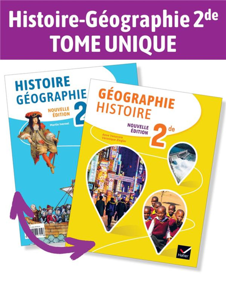 HISTOIRE GEOGRAPHIE 2DE - ED. 2023 - LIVRE DE L-ELEVE - IVERNEL/RUHLMANN - HATIER SCOLAIRE