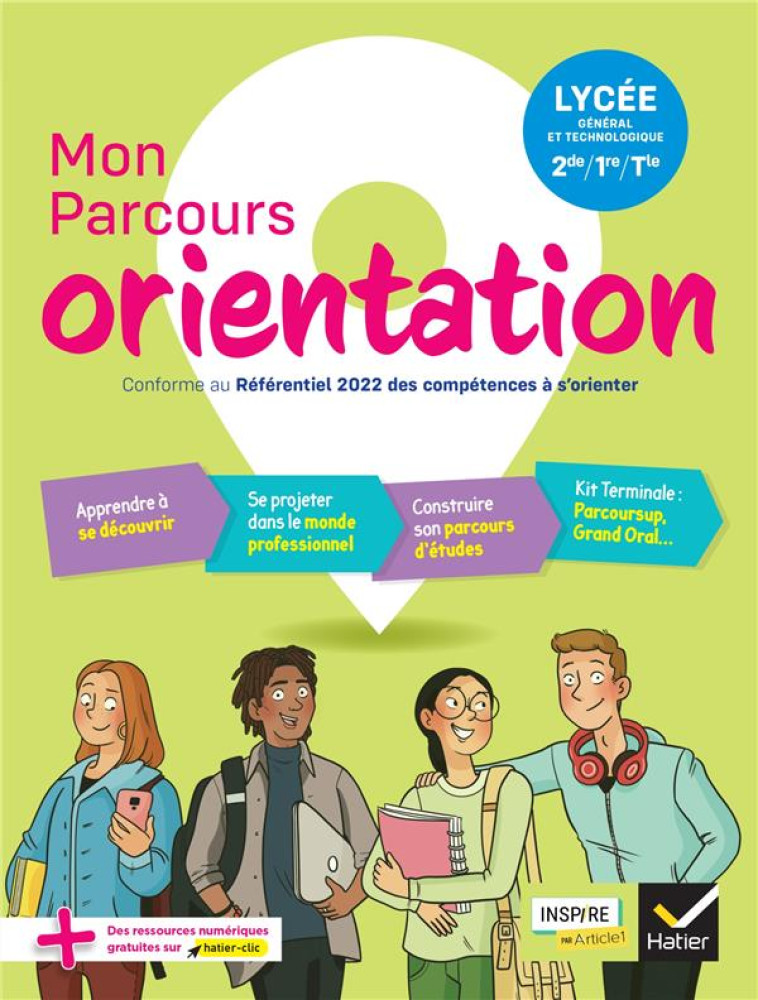 LES PARCOURS DE L-ORIENTATION - ED. 2023 - CAHIER DE L-ELEVE - MOUCHET/DOUKHAN - HATIER SCOLAIRE