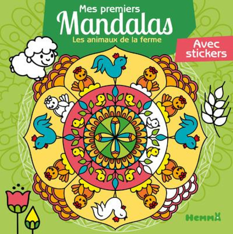 MES PREMIERS MANDALAS - LES ANIMAUX DE LA FERME - LIM CHRYSTELE - HEMMA