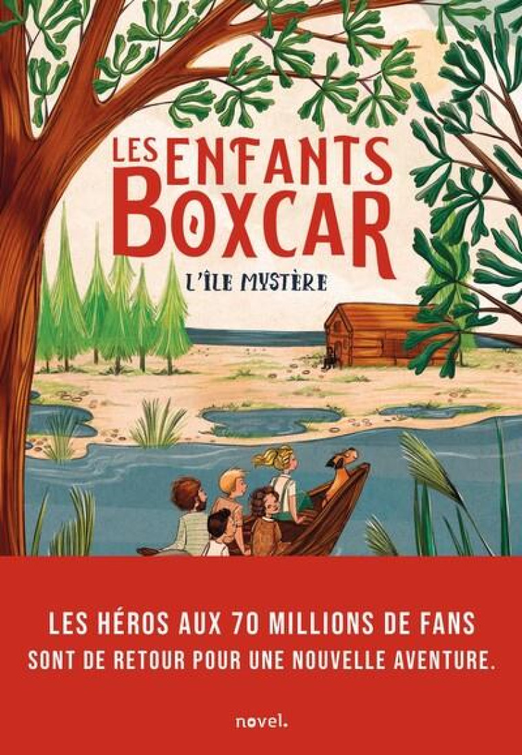 LES ENFANTS BOXCAR : L-ILE MYSTERE - WARNER/MERVEILLEUX - PLUME APP