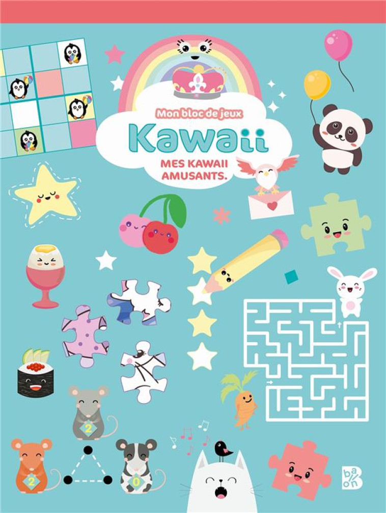 KAWAII - MES KAWAII AMUSANTS (BLOC JEUX) - XXX - NC