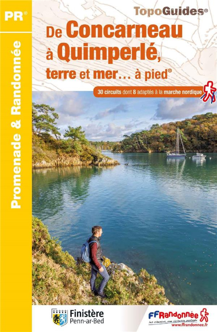 DE CONCARNEAU A QUIMPERLE, TERRE ET MER A PIED - REF. P297 - COLLECTIF - FFRP