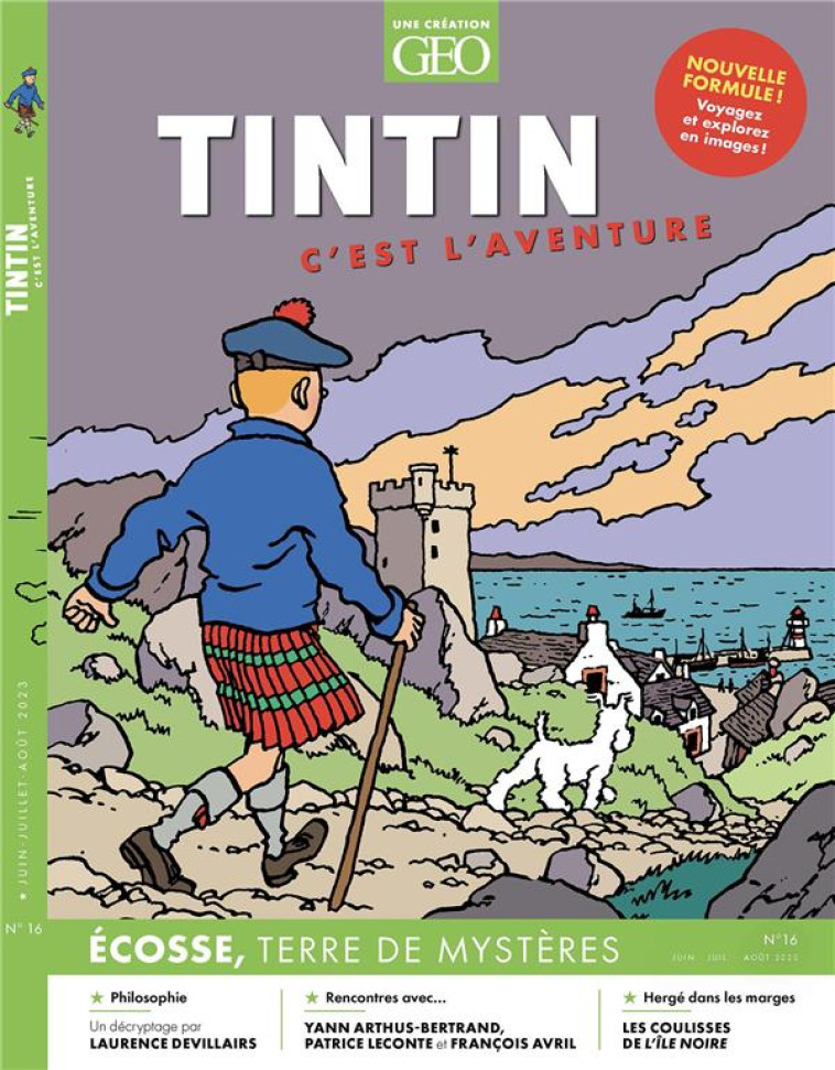 TINTIN C-EST L-AVENTURE N 16 - L-ECOSSE - COLLECTIF - FEMME ACTUELLE