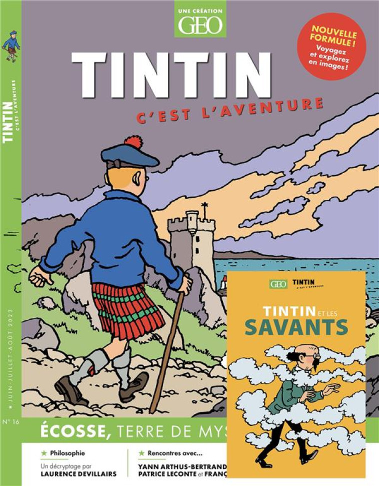 TINTIN C-EST L-AVENTURE N 16 -  L-ECOSSE FORMULE OJ - COLLECTIF - FEMME ACTUELLE