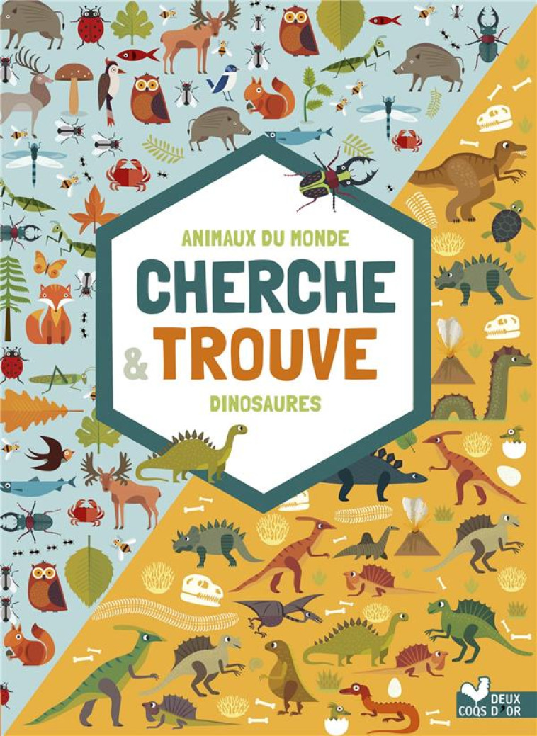 CHERCHE ET TROUVE - DINOSAURES ET ANIMAUX - BARUZZI AGNESE - HACHETTE