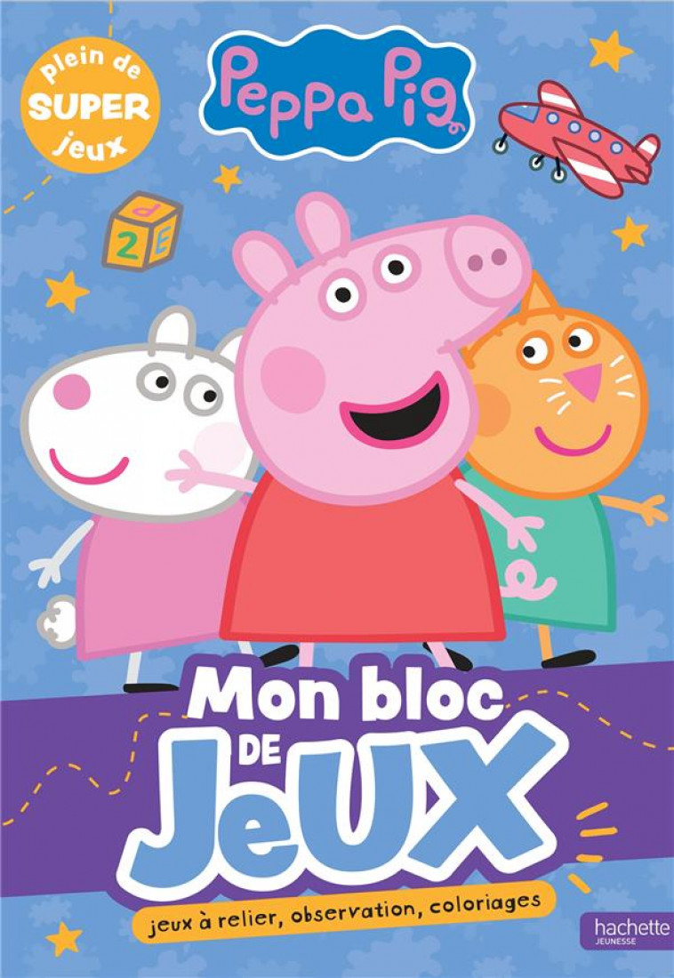 PEPPA PIG- MON BLOC DE JEUX - XXX - HACHETTE