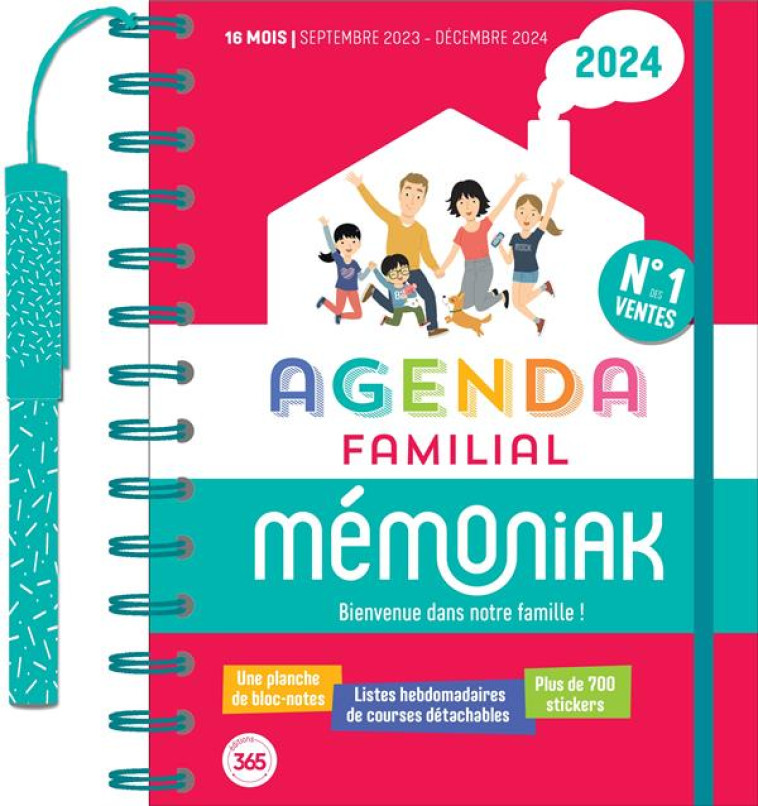 AGENDA FAMILIAL MEMONIAK 2024 - NESK - NC