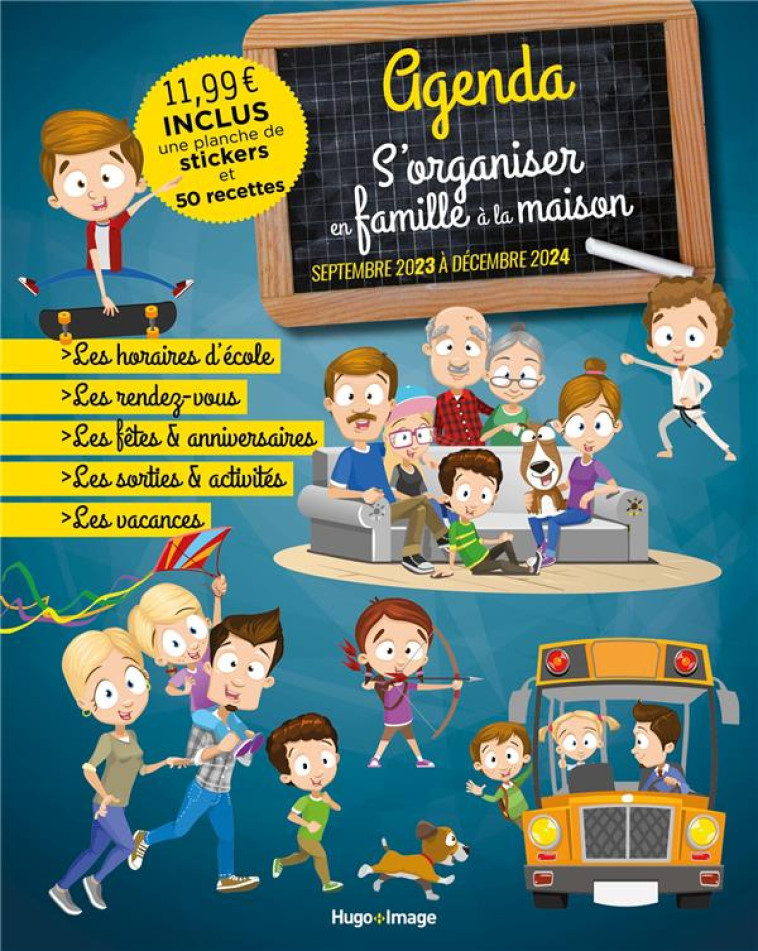 AGENDA S-ORGANISER EN FAMILLE 2023 - 2024 - COLLECTIF - NC