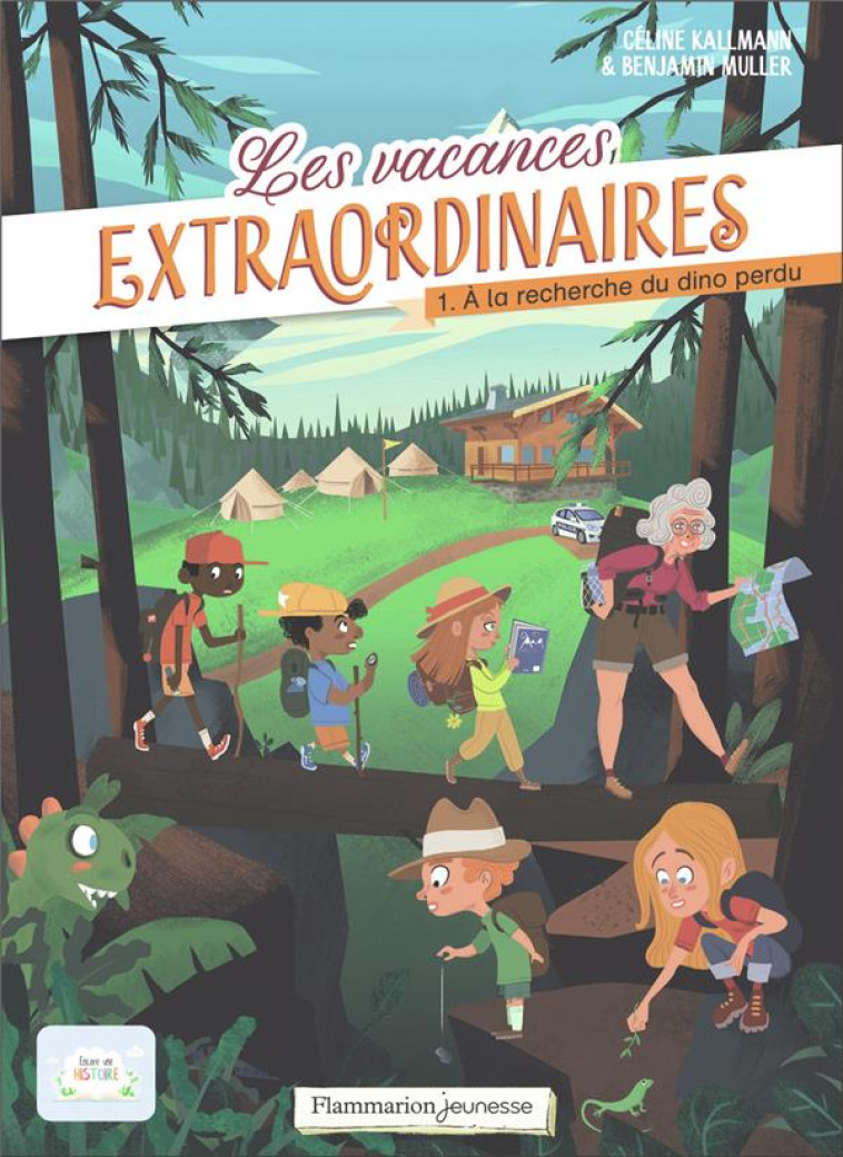 LES VACANCES EXTRAORDINAIRES - 1. A LA RECHERCHE DU DINO PERDU - MULLER/KALLMANN - FLAMMARION