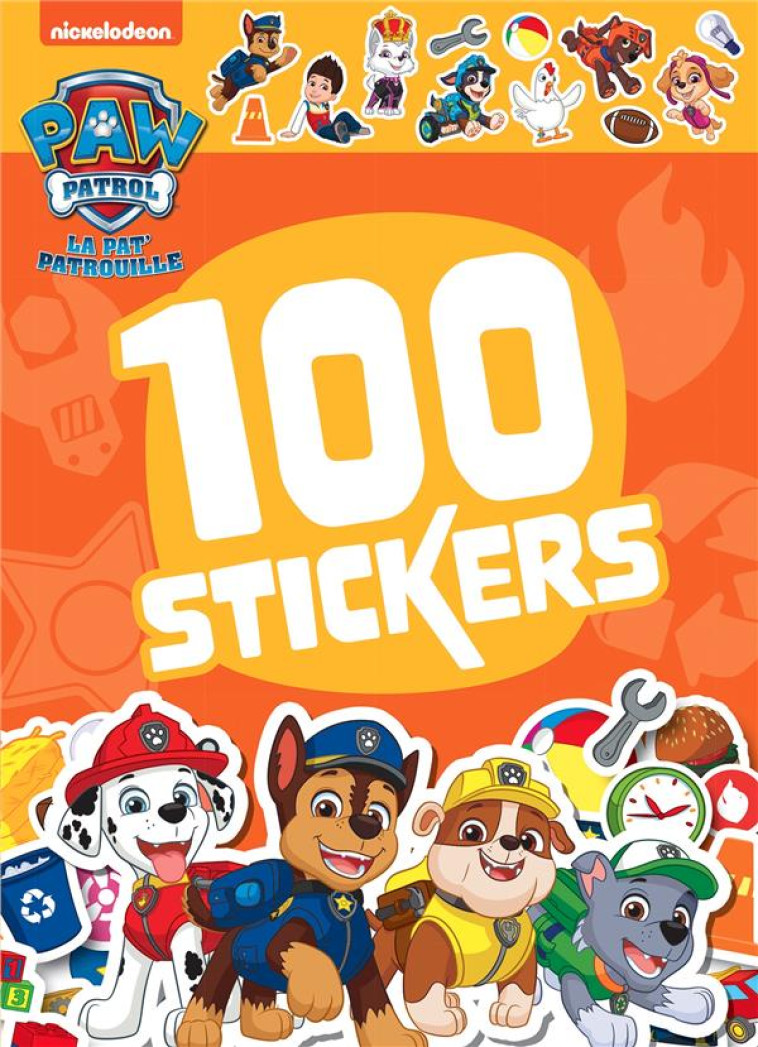 PAT- PATROUILLE - 100 STICKERS NEW - XXX - HACHETTE