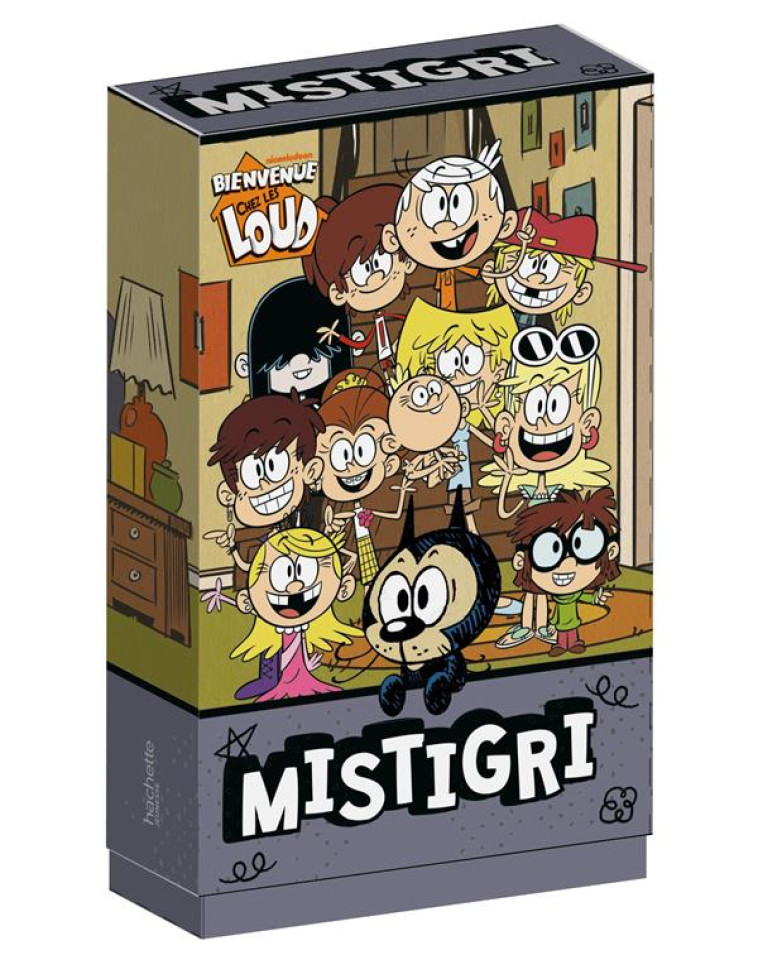 BIENVENUE CHEZ LES LOUD - BOITE DE CARTES - JEU DU MISTIGRI - COLLECTIF - NC