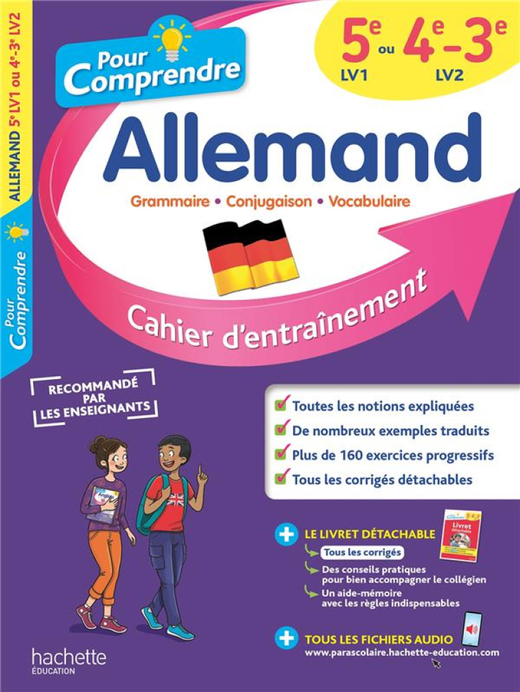 POUR COMPRENDRE ALLEMAND 5E LV1 OU 4E-3E LV2 - DESPAS M-C. - HACHETTE