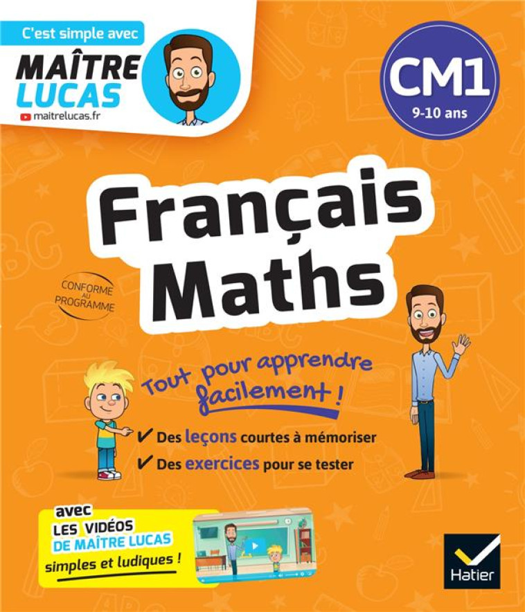 FRANCAIS ET MATHS CM1 - CAHIER DE REVISION ET D-ENTRAINEMENT - CHAVIGNY ISABELLE - HATIER SCOLAIRE