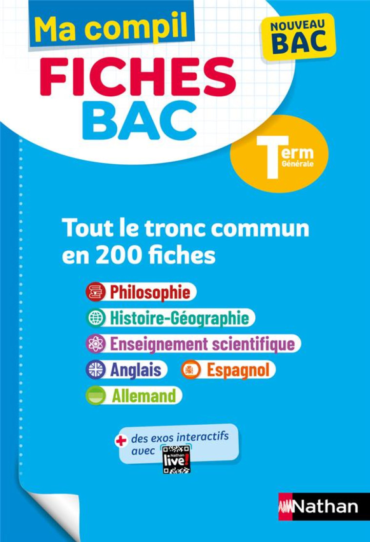 MA COMPIL FICHES BAC TERMINALE TRONC COMMUN - GRISSAULT/BENBASSAT - CLE INTERNAT