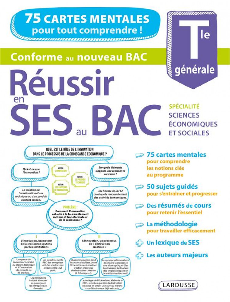 REUSSIR L-EPREUVE DE SPECIALITE SES AU BAC - TLE GENERALE - GUEZENGAR ARTHUR - LAROUSSE