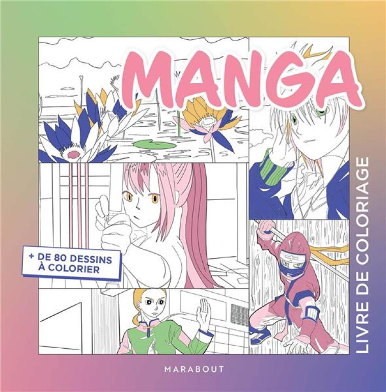 LIVRE DE COLORIAGE MANGA - XXX - MARABOUT