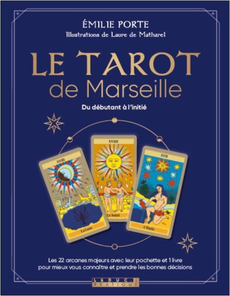 COFFRET LE TAROT DE MARSEILLE - PORTE EMILIE - QUOTIDIEN MALIN