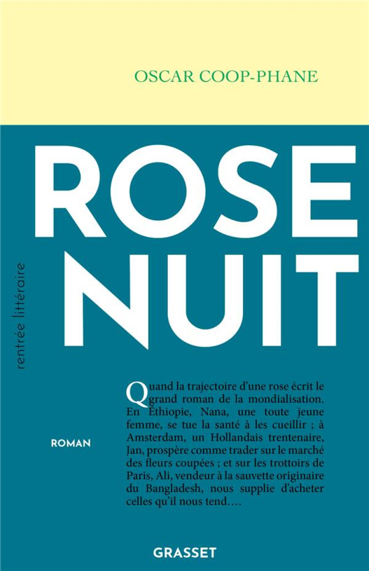 ROSE NUIT - ROMAN - COOP-PHANE OSCAR - GRASSET