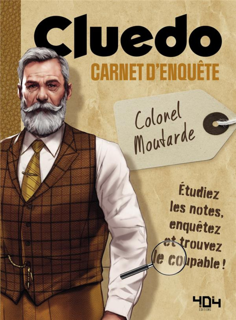 CLUEDO - LE CARNET D-ENQUETE DU COLONEL MOUTARDE - LOZZI/HASBRO - 404