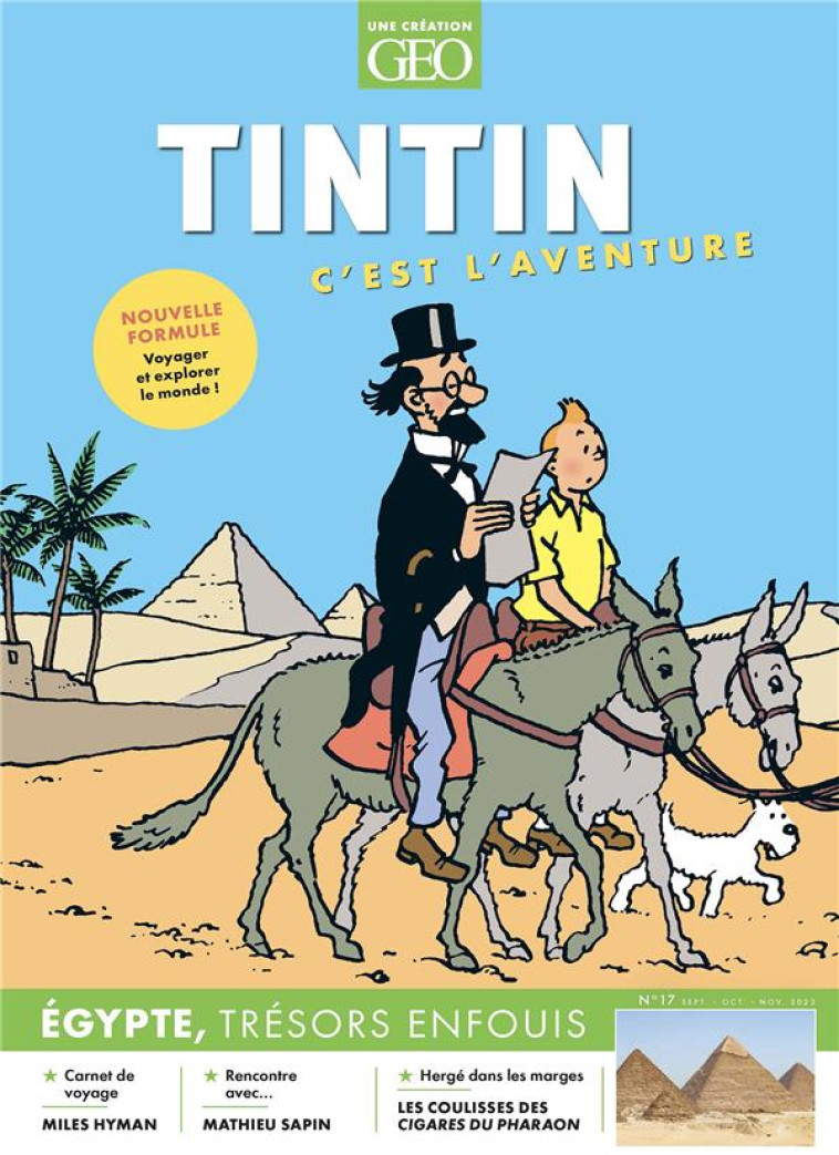 TINTIN C-EST L-AVENTURE N 17 - L-EGYPTE - COLLECTIF - FEMME ACTUELLE