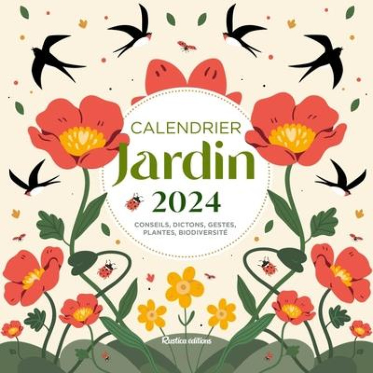 CALENDRIER MURAL JARDIN 2024 - ELGER ROBERT - NC