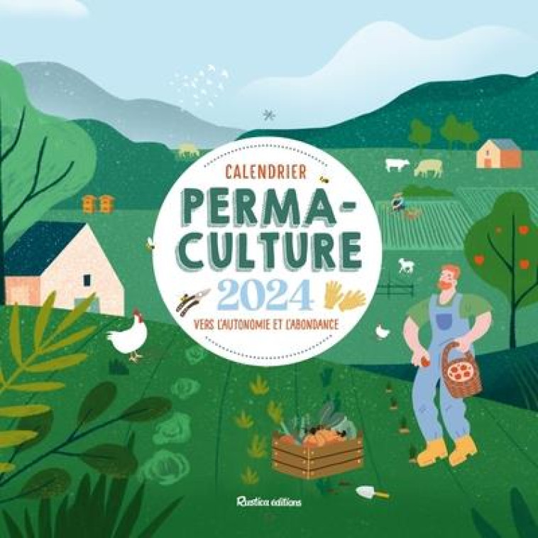 CALENDRIER MURAL PERMACULTURE 2024 - ELGER ROBERT - NC