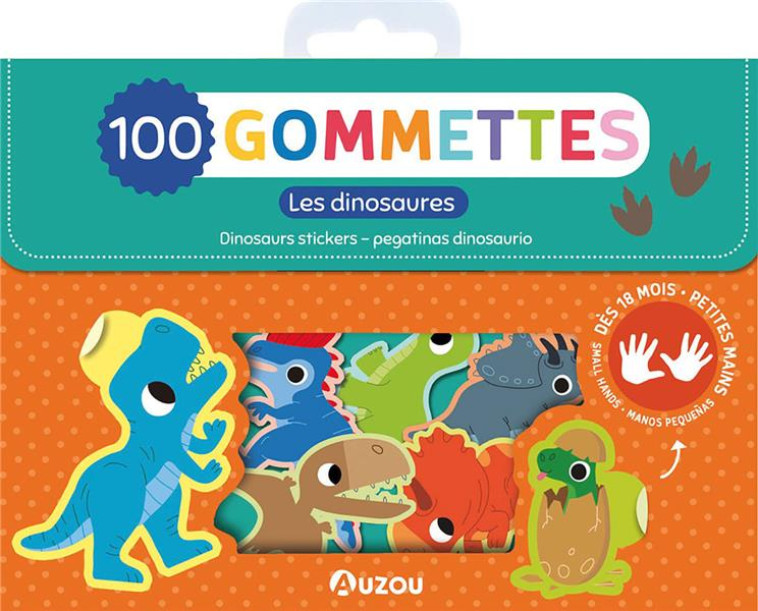 100 GOMMETTES - LES DINOSAURES - MR IWI - NC