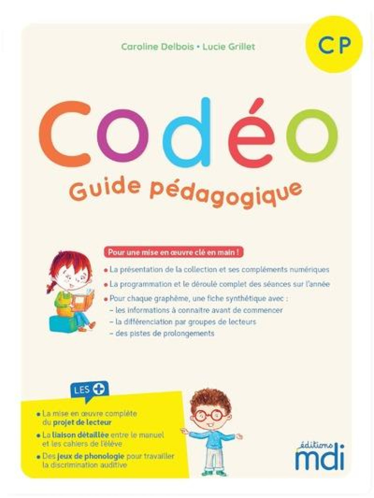 CODEO : CP : GUIDE PEDAGOGIQUE (EDITION 2021) - COLLECTIF - MDI