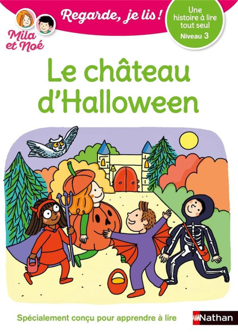 REGARDE JE LIS! UNE HISTOIRE A LIRE TOUT SEUL - MILA ET NOE ET LE CHATEAU D-HALLOWEEN - NIVEAU 3 - BATTUT/DESFORGES - CLE INTERNAT