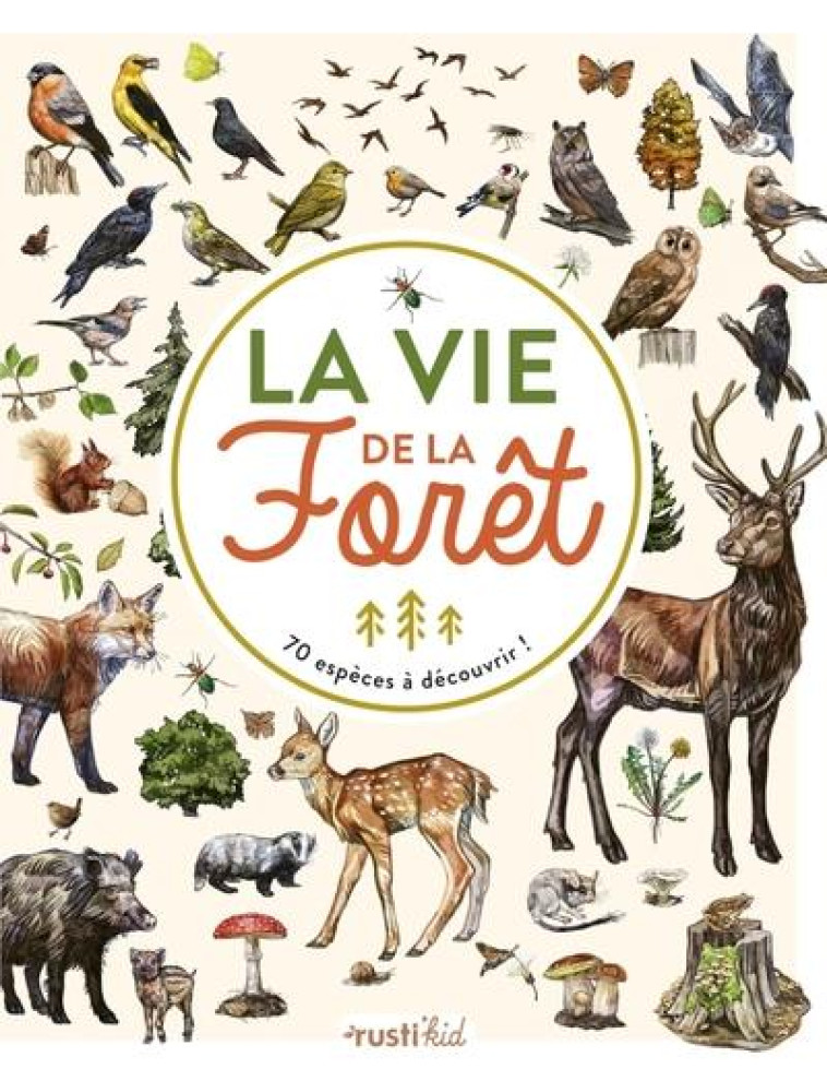 LA VIE EN FORET - COMPILATION PETIT GUIDE NATURE - JAPIOT/POLESE/BIHAN - RUSTICA