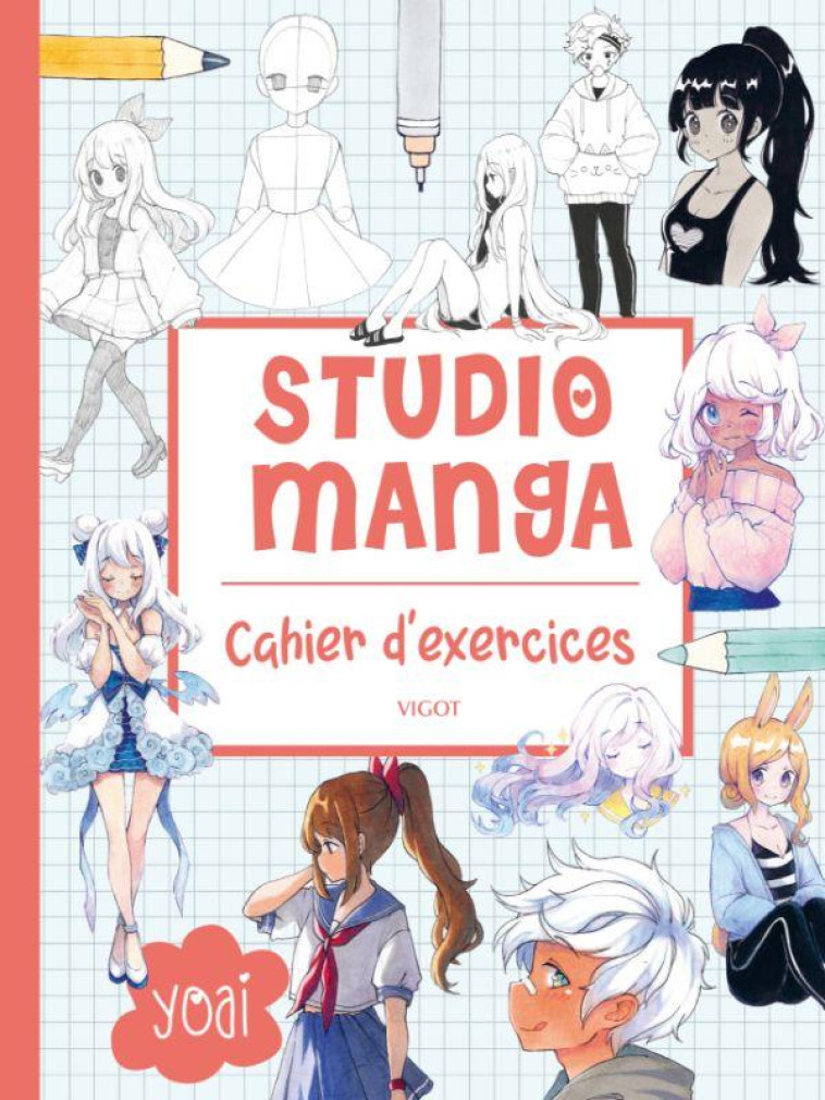 STUDIO MANGA : CAHIER D-EXERCICES - YOAI - VIGOT