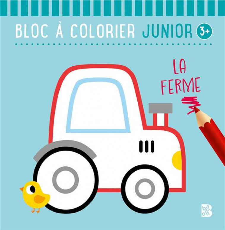 BLOC A COLORIER JUNIOR 3+ LA FERME - XXX - NC