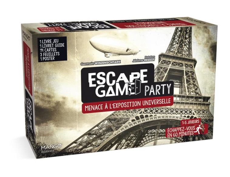 ESCAPE GAME PARTY - MENACE A L-EXPOSITION UNIVERSELLE - GERMAIN WINZENSCHTAR - NC